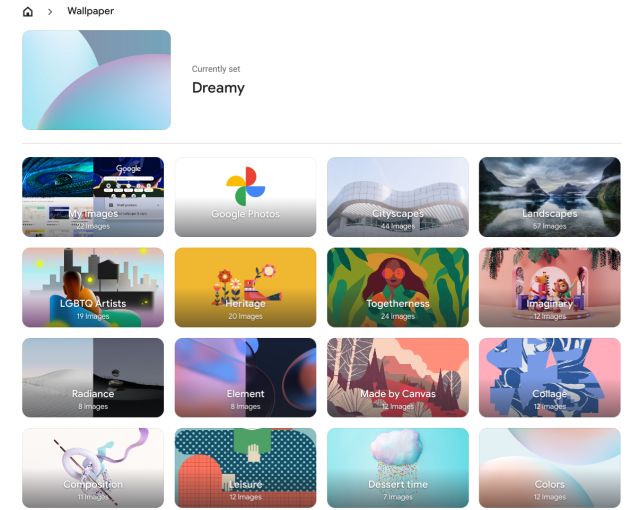 మీ Chromebookలో డెస్క్టాప్ నేపథ్యాన్ని మార్చండి